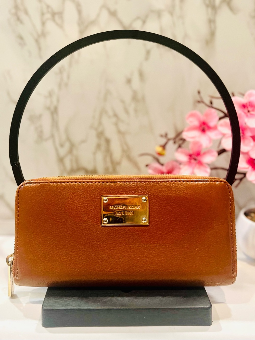 MICHAEL KORS JET SET Large Continental Zip Around WALLET